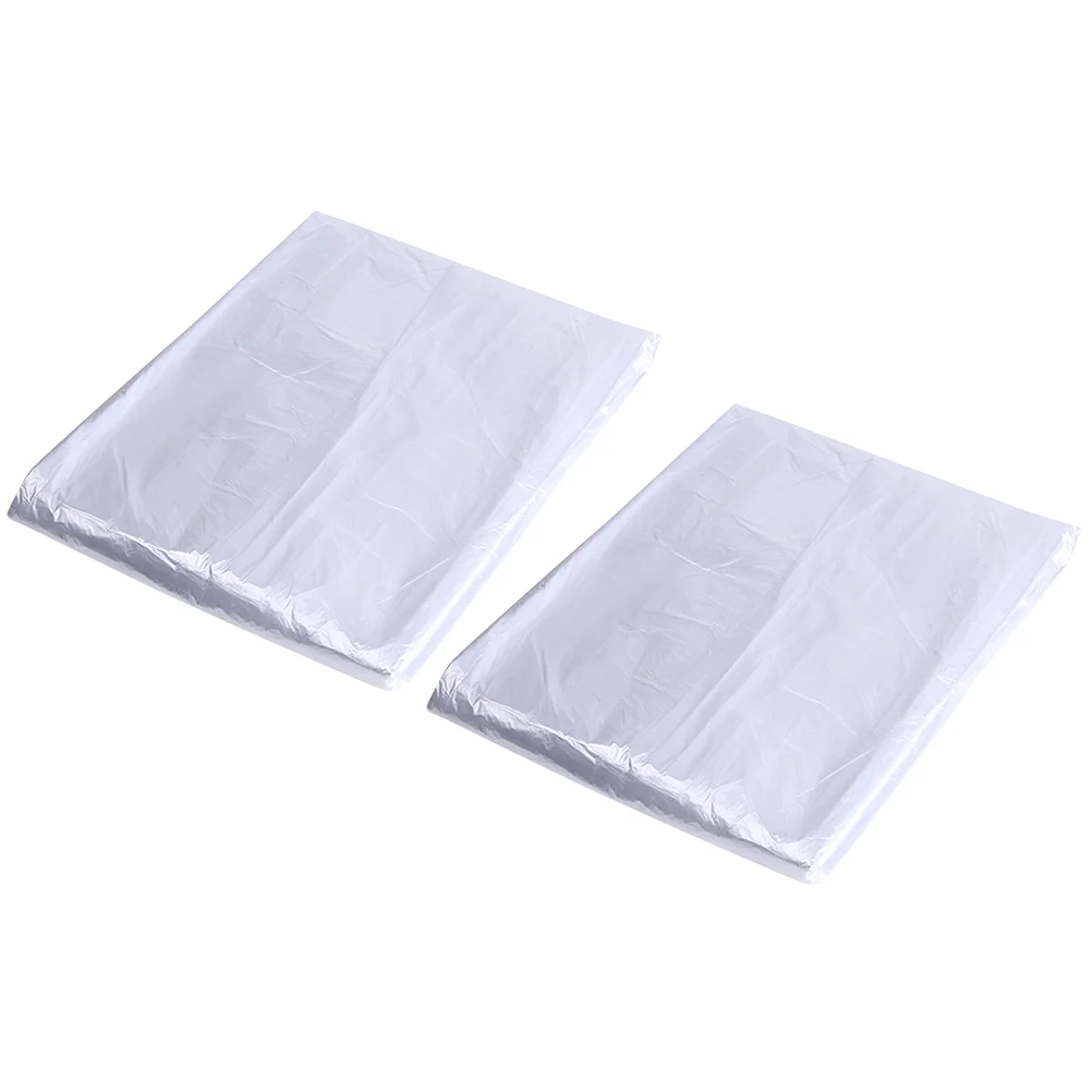 

2 Packs Pedicure Disposable Clear Foot Tub Liners Bathing Pouch 65x55cm Basin Footcare Bag