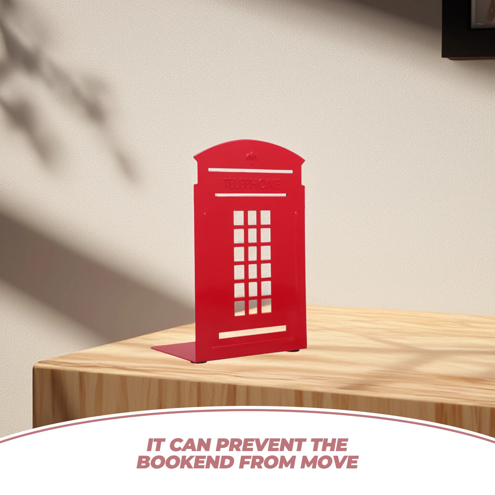 2 قطعة الدفتين الإبداعية خمر حامل كتب معدني للرف قوي منظم سطح المكتب فريد حامل كتب دراسة قاعدة الحديد الزخرفية #4