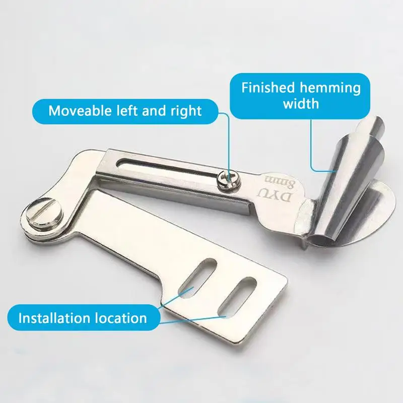 3/5/6/8mm Sewing Rolled Hemmer Foot Presser Foot Rolled Hem Feet For Brother Beginners Household Professionals Sewing Tools