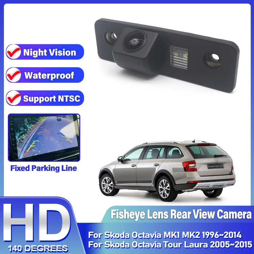 

CCD HD Car Camera Rear View Back up Reverse Parking Camera For Skoda Octavia MK1 MK2 1996~2014 Octavia Tour Laura 2005~2015