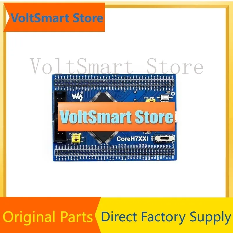 VoltSWaveshare STM32 STM32H743IIT6 MCU Core Board, Full IO Expander, JTAG/SWD Debug Interface