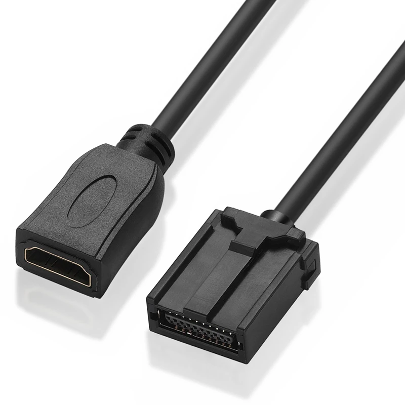 Kabel HDMI typu E do A o długości 1,5 m, odporny na uderzenia, samochodowy kabel wideo i audio 4K 1080p HD do multimedialnego deski rozdzielczej samochodu — zdjęcie produktu 6
