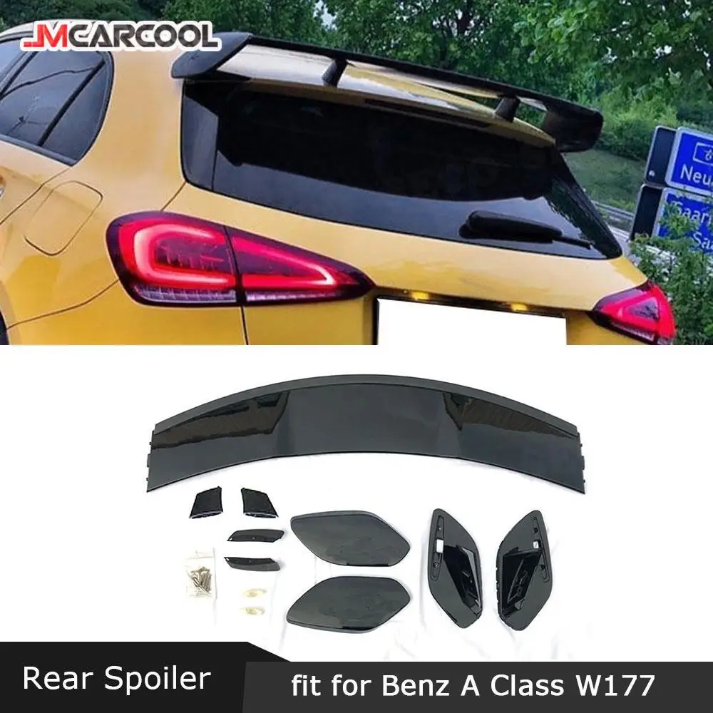 

For Benz A Class W177 Hatchback A180 A200 A220 A250 A35 Spoiler 2019 2020 Rear Roof Spoiler Carbon Fiber / ABS Boot Tail Wings