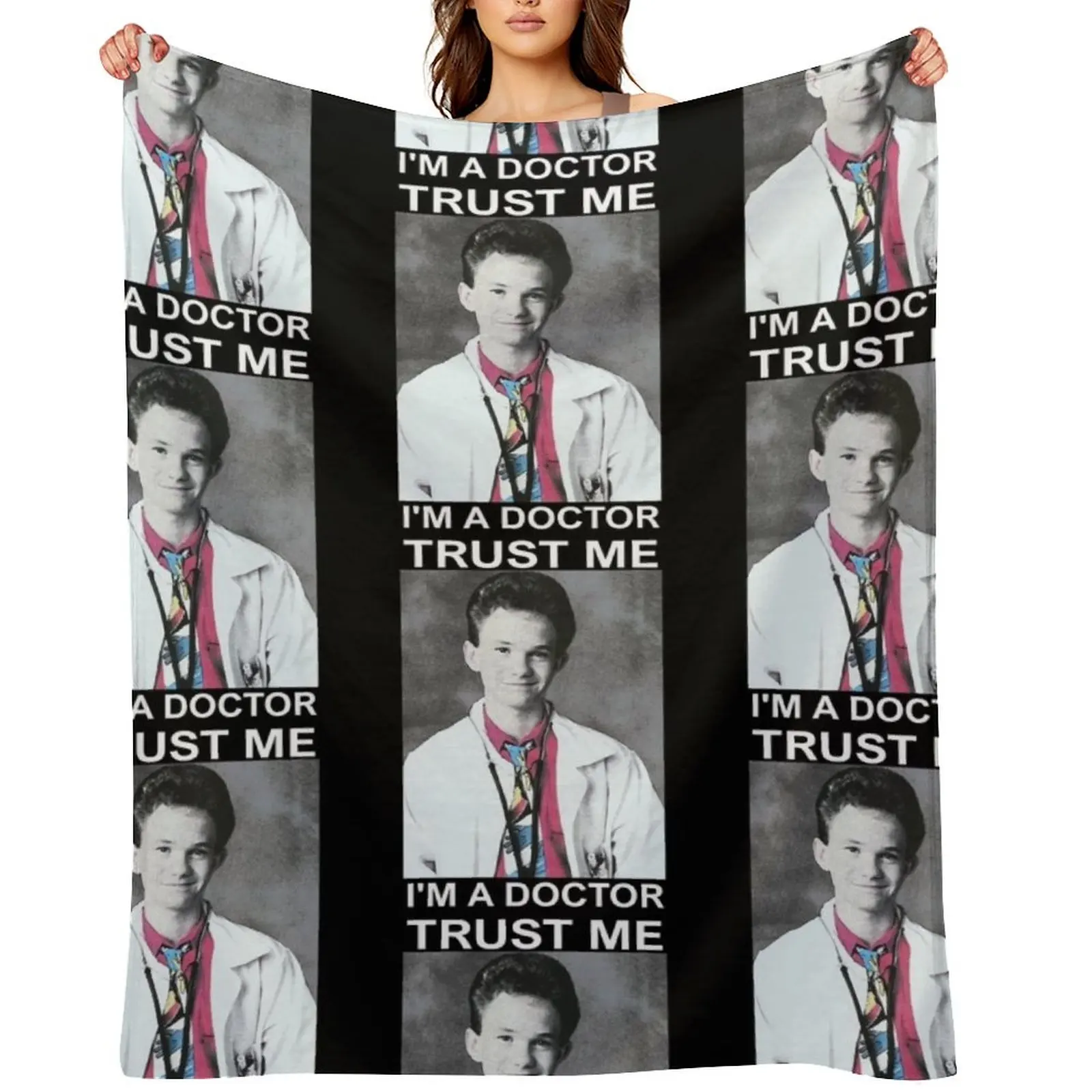 

Doogie Howser Trust Me Throw Blanket For Baby Bed Bed covers Blankets