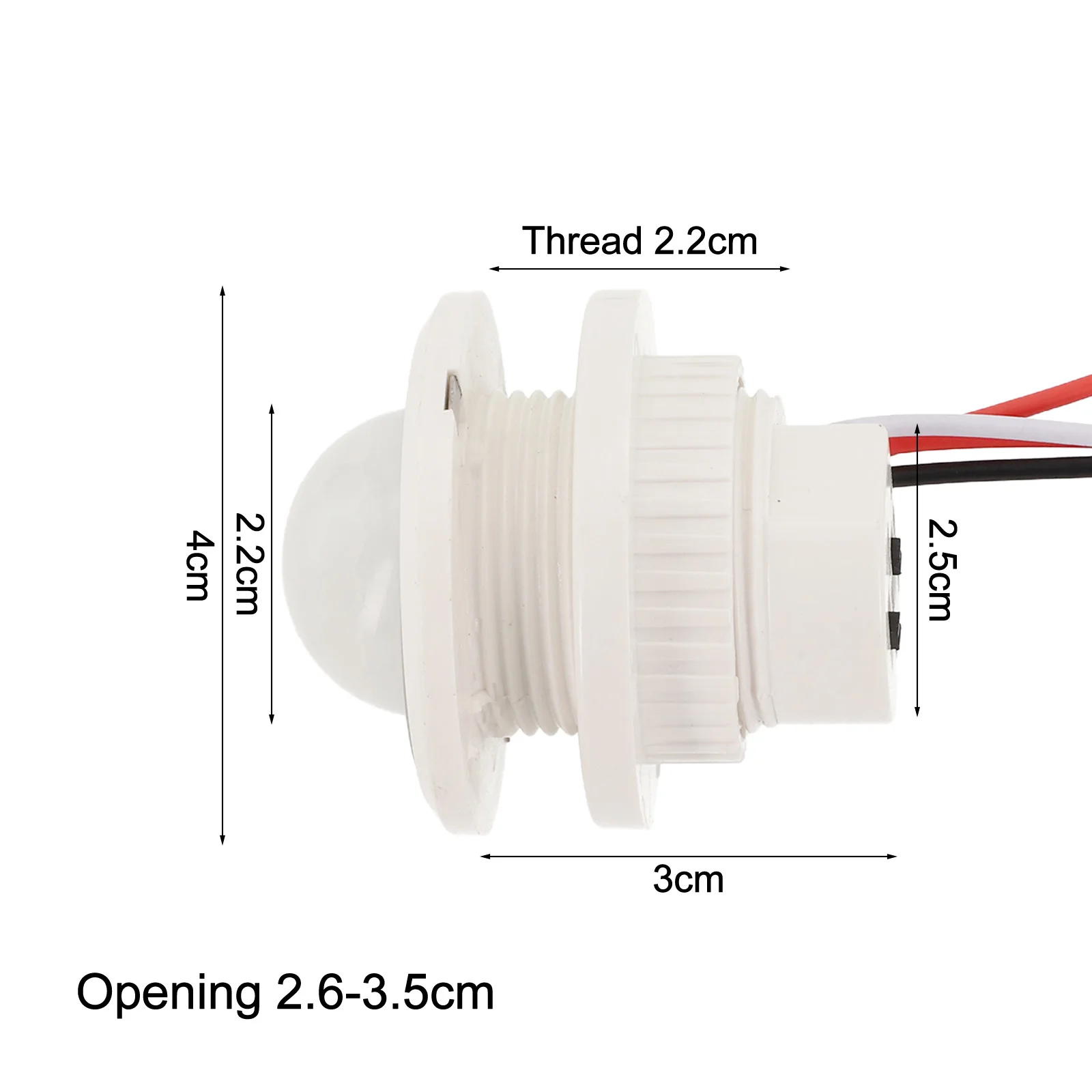 

DC5 24V Wide Voltage Compatibility Motion Sensor Switch Adjustable Sensitivity Automatic LED Control Energy saving