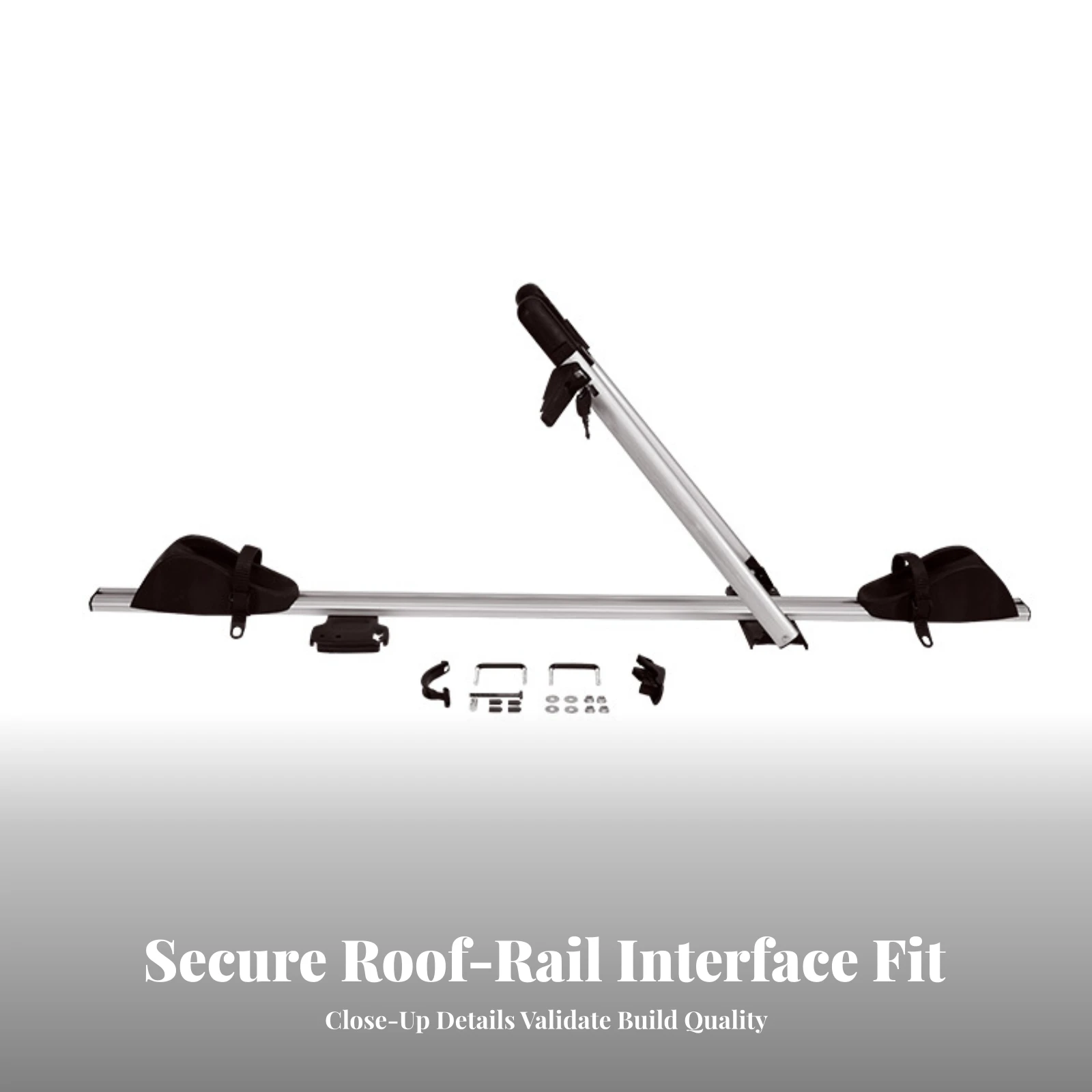 Car Roof Cycle Carrier Rack Easy to Assemble Vehicle Roof Cycle Rack Rooftop Upright Bike Carrier Sturdy Streamlined