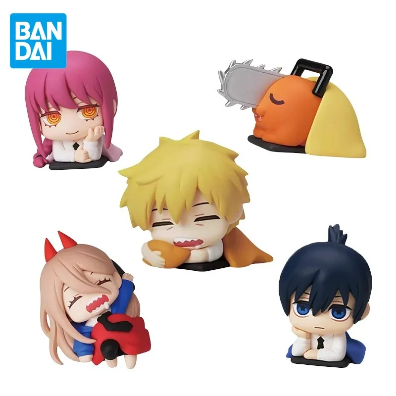 

Bandai Gashapon оригинальная Аниме Фигурка бензопилы Denji детские игрушки украшения для салона автомобиля Рождественский подарок Коллекционная модель милая