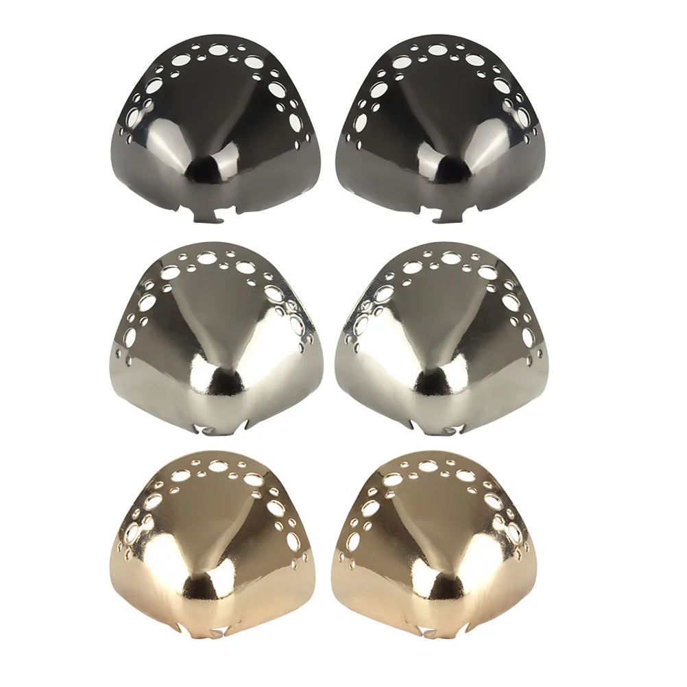 

3 Pairs High Heel Toe Protectors Durable Metal Fashionable Protective Covers For Wedding Party Use Accessories