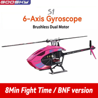 Goosky S1 BNF version 6ch 3D Stunt Double Brushless Motor Direct Drive Motor Flybarless Direct-drive Rc Helicopter Toys Gifts