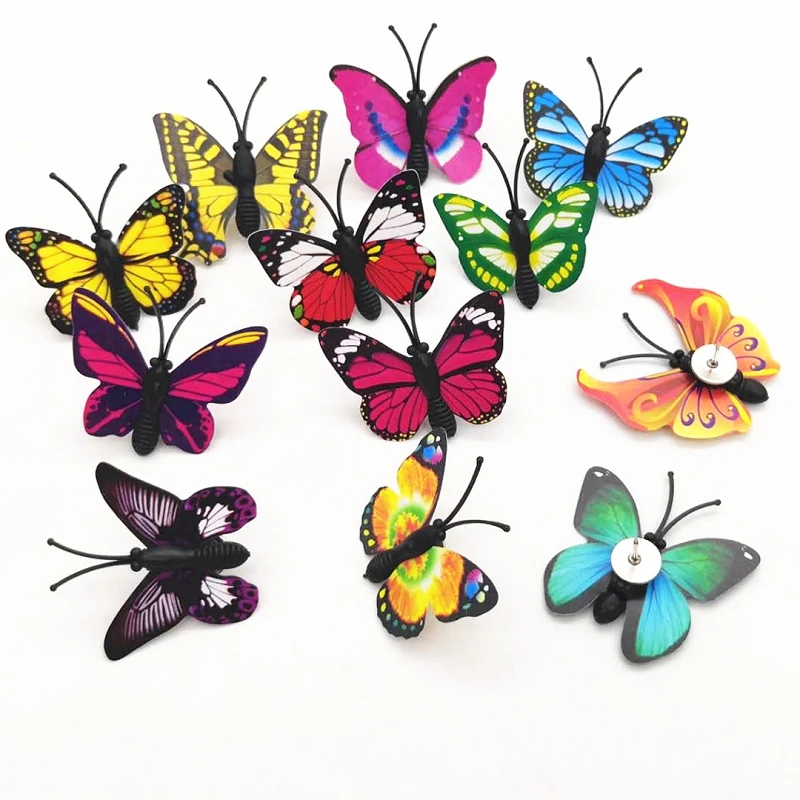 10pcs Beautiful Butterfly Shape Pin Push Pins Thumbtacks Decor Tacks Pin Cork Board DIY Office Stationery Fixed Photo Wall Nail