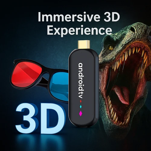 Imagen 2 del producto Amlogic S905L Android TV Stick Quad Core 4K Video WiFi BT asistente de voz Control remoto reproductor multimedia Smart TV Box H96 Max