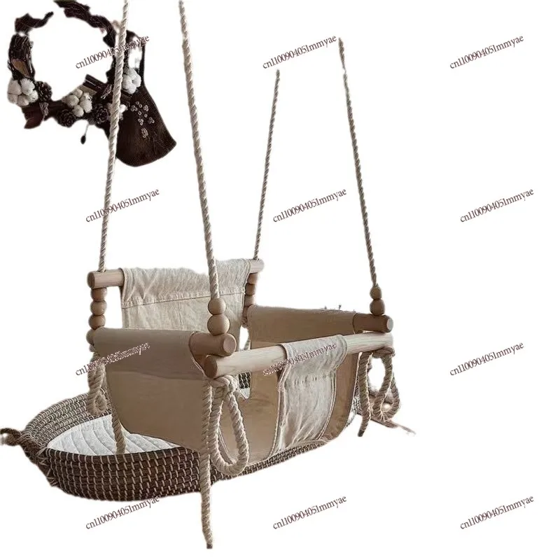 

Infant Home Indoor Hanging Chair Baby Small Hanging Basket Cradle Children's Swinging