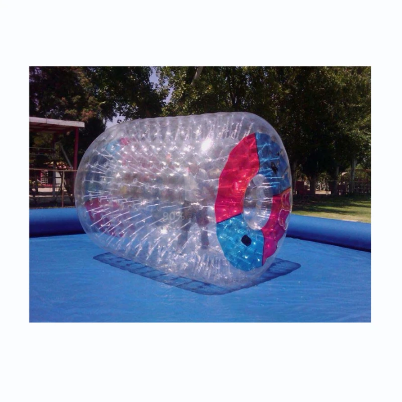 Cheap Water Play Equipment PVC / TPU Inflatable Roller Water Walking Roller / Aqua Rolling Ball for Kids and Adults