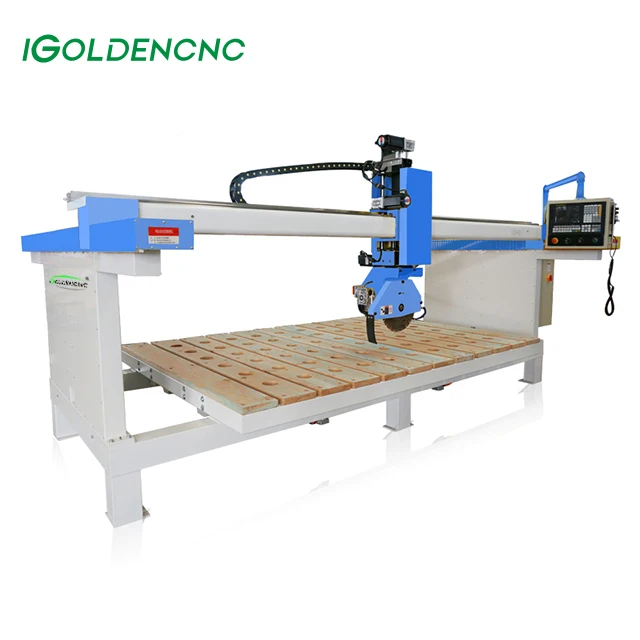 Saw Table Bridge 5 Axis Cnc Stone Router For Sale