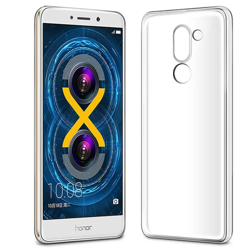 Dla Huawei Honor 6X 0,6 mm Ultracienkie przezroczyste etui TPU dla Huawei Honor6X Miękka kryształowa tylna obudowa Chroni skórę Silikonowe etui — zdjęcie 2
