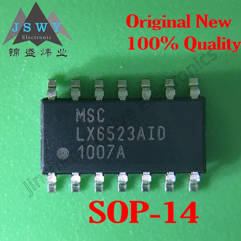 

(5/20pcs) LX6523AID-TR SOP-14 LX6523AID Cold Cathode Fluorescent Lamp Controller Chip New Original Stock Electronics