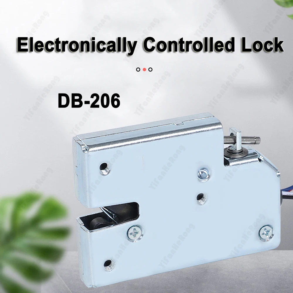 Waterproof Gym Locker Lock Small Electric Control Lock Smart Cabinet Locks Anti-rust Keyless System Control Latch DC 12V