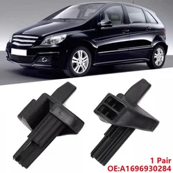 A1696930284 For Mercedes-Benz W169 A-Class B-Class 2pcs Parcelshelf Plastic Clips A16969302849051 Black Car Accessories