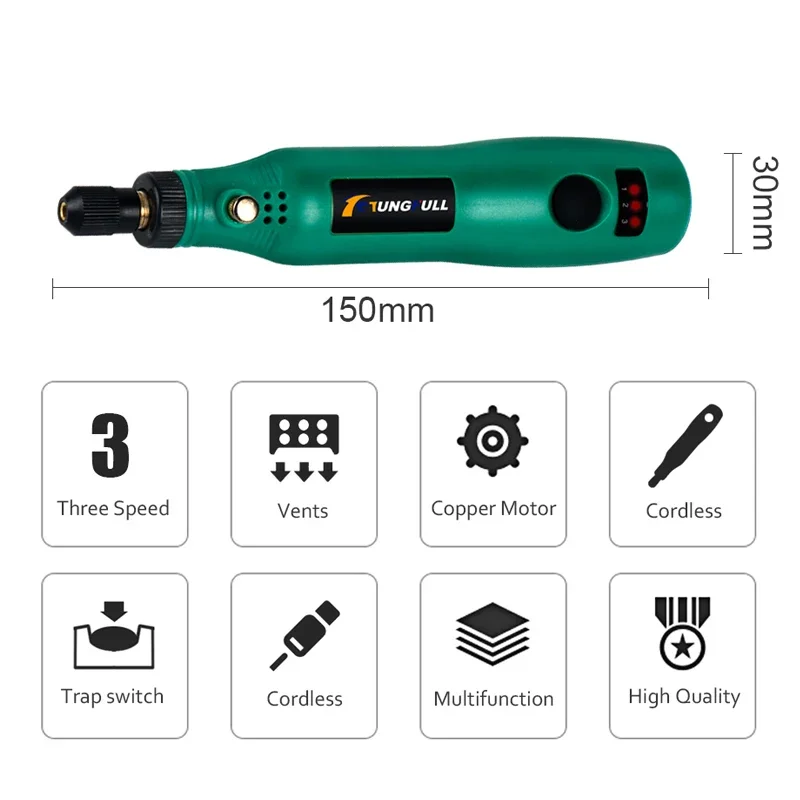 Mini Electric Drill Mini Variable Speed Wireless Power Tools  Rotary Power Tools Electric Hand Drill Cordless Drill