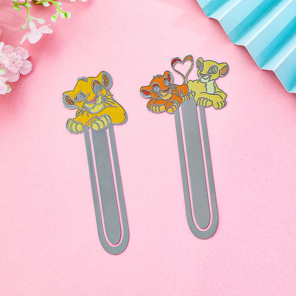 Simba Metal Bookmark, The Lion King Fans Reading Accessory for Books Library Study Office, Birthday Christmas Gift