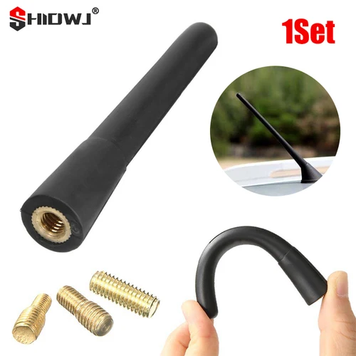 Imagen 1 del producto Antena Universal de Radio fuerte para coche, antena pequeña y corta para coche, accesorios de Radio para coche, Radio FM/AM de cobre puro