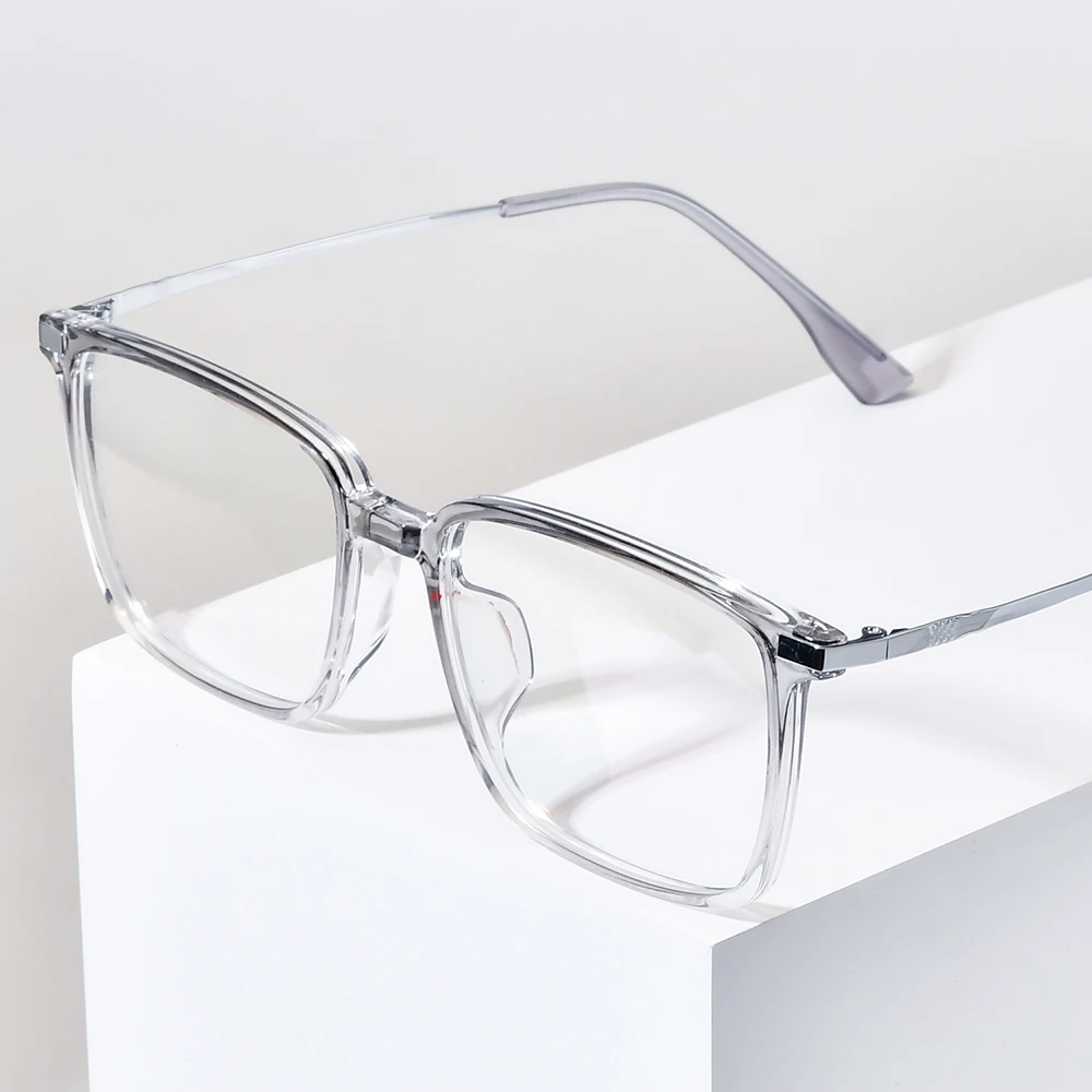 NIANZHEN TR90 Eyeglasses Frame Men Square Brand Design Glasses Women Retro Vintage Ultralight-Weight Eyewear Spectacles 5042