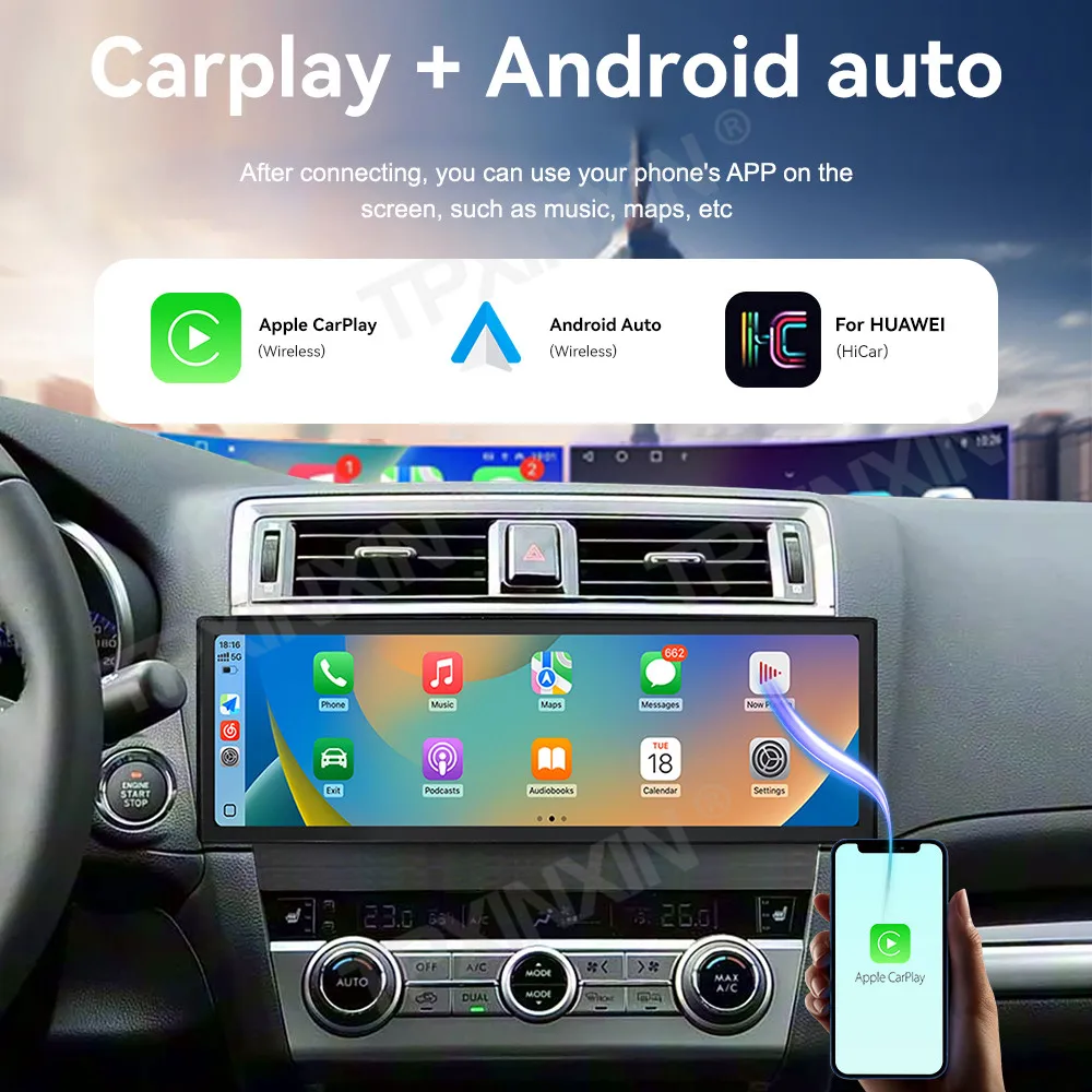 For Subaru Legacy Outback 2010-2016 Android Car Radio Multimedia Video Carplay Autoradio Stereo GPS Navigation Head Unit