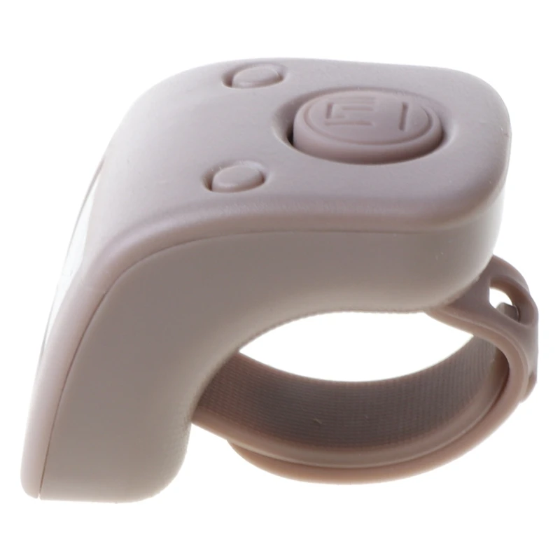 Mini Rechargeable Digital LCD Finger Ring Tally Counters 6 Digit Counter Beads Prayer Clicker 6 Channel Counting