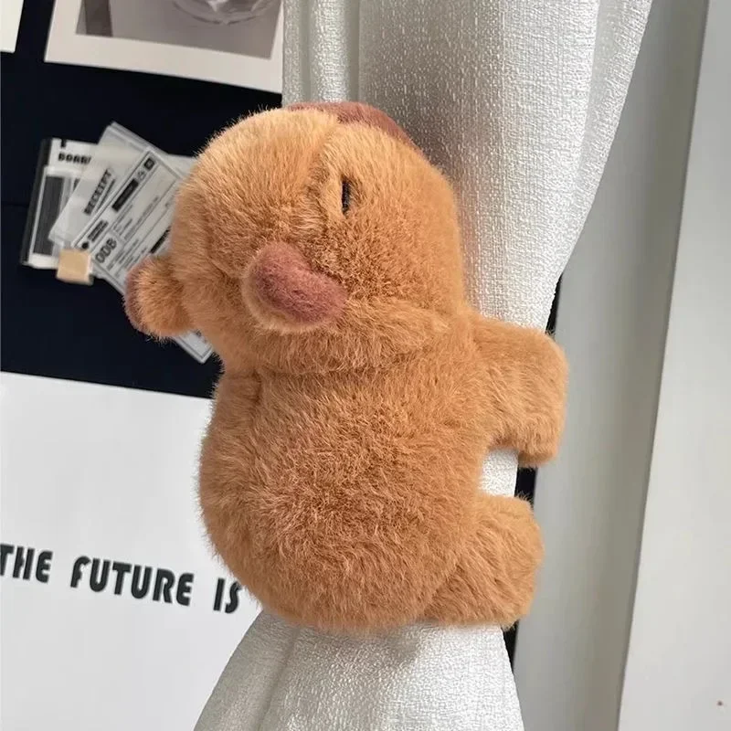 Rytanda capivara clap círculo brinquedos tapa snap envoltório pulseira capivara anel de mão de pelúcia diversão pop círculos crianças presente
