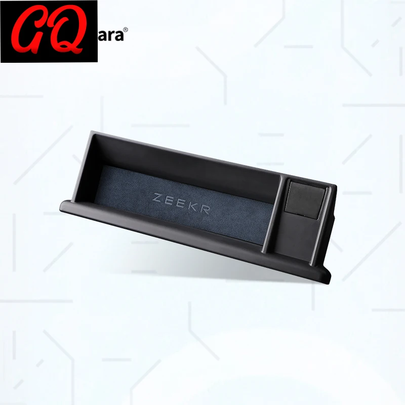 Per Zeekr X 2023 ETC Scatola di immagazzinaggio Dietro lo schermo di controllo centrale Schermo di navigazione Stoccaggio Alcantara Accessori interni per auto