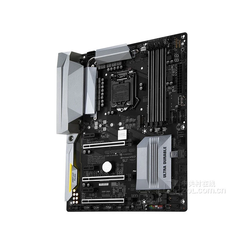 Desktop Mainboard para Overclocking, GA-Z270X-UD5, LGA 1151, DDR4, 64GB, ATX, Intel, Z270, M.2, NVME, SATA III