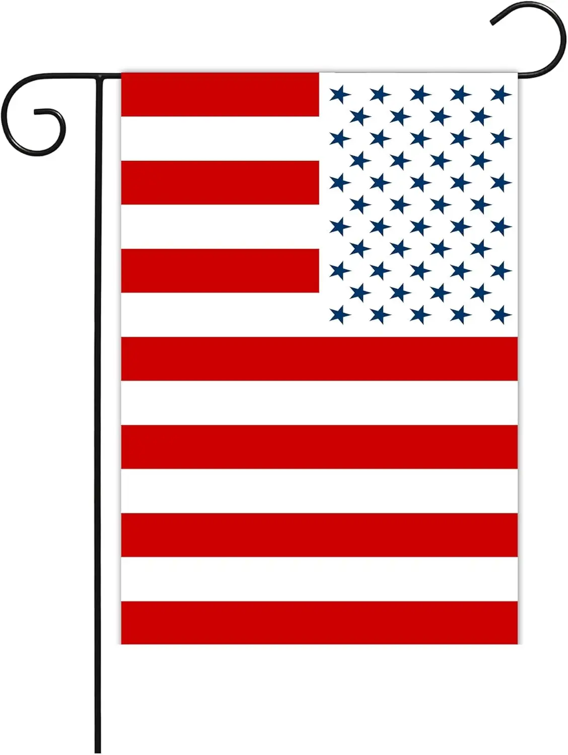 USA Civil Garden Flag 12x18 inch 50 Blue Stars USA Civilian Peace Garden Flags Double Sided Garden Flags with Vivid Color Po zzo