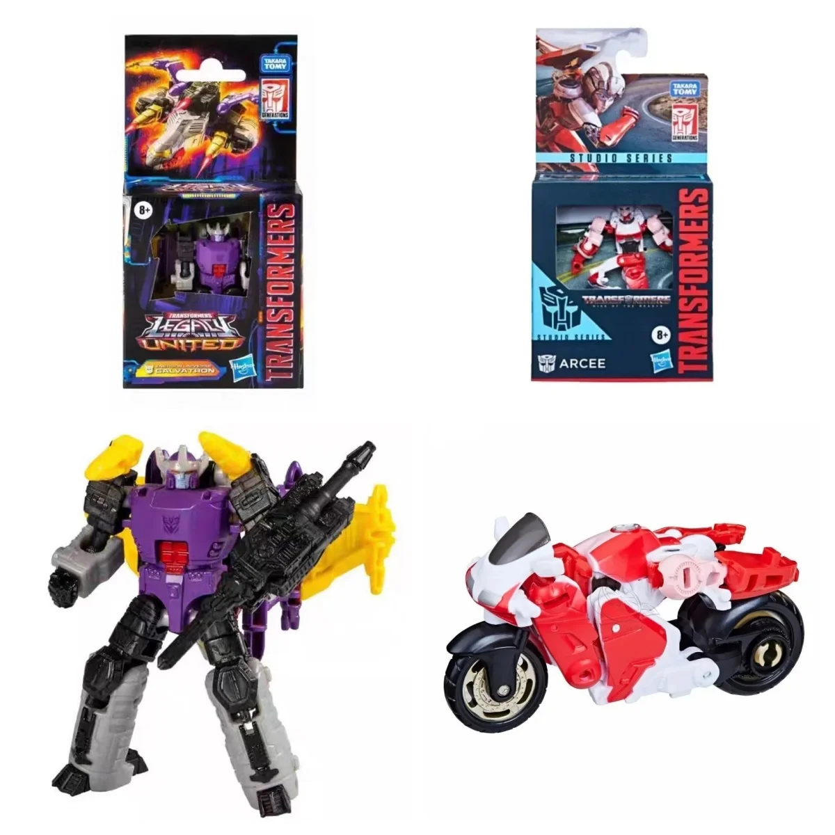 Takara Tomy Transformers Toys Studio Series Core Class Arcee Galvatron Model Robot Collection Action Figure Toys Gifts view 2