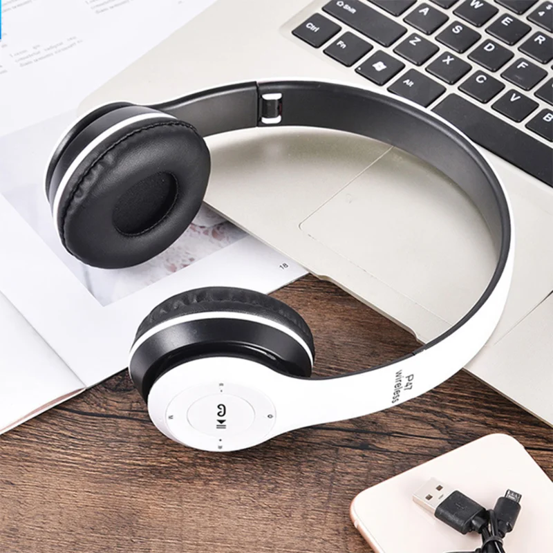 Wireless Bluetooth Headphones Foldable TWS Stereo High Quality Gaming Noise Cancelling Music Headphones Leak-proof Earmuffs