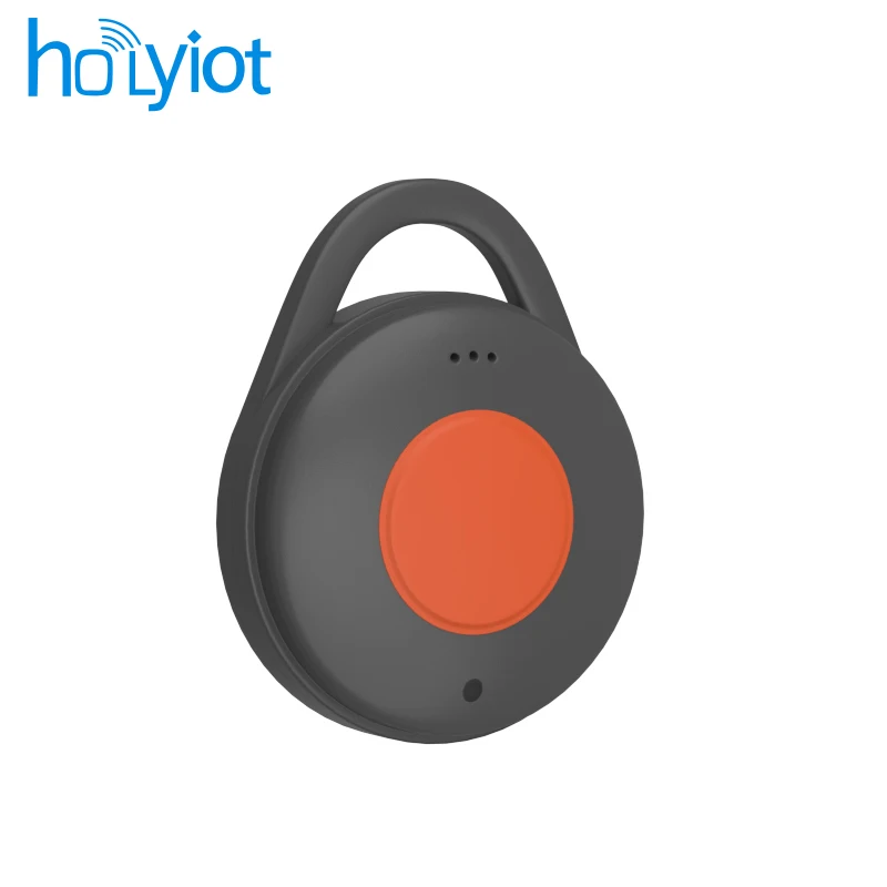 Holyiot IP67 Waterproof nRF54L Series SOS Button Beacon BLE 6.2 Low Power Module with Buzzer for Security Alarm Positioning