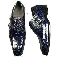 kexima new arrival men crocodile leather shoes male formal shoes men shoes