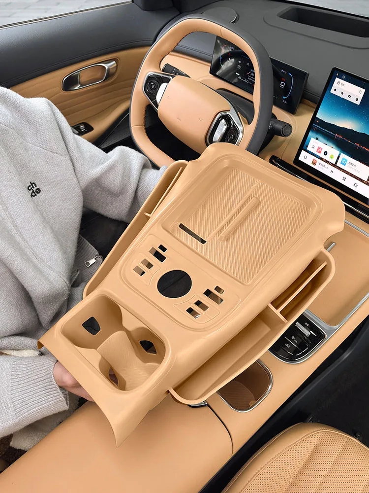 

For Geely Galaxy Starship 7 EM-i Geely EX5 EM-i 2026 Car Central Control All Inclusive Gear Shift Panel Protection Silicone Pad