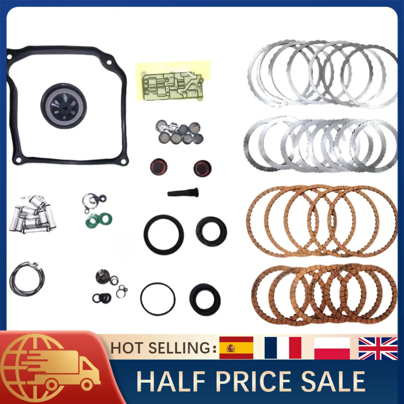 

Для 0BH DQ500 мастер-ремонтажный комплект автоматической коробки передач, ремонтные диски сцепления, кольца, уплотнения, прокладки для VW AUDI