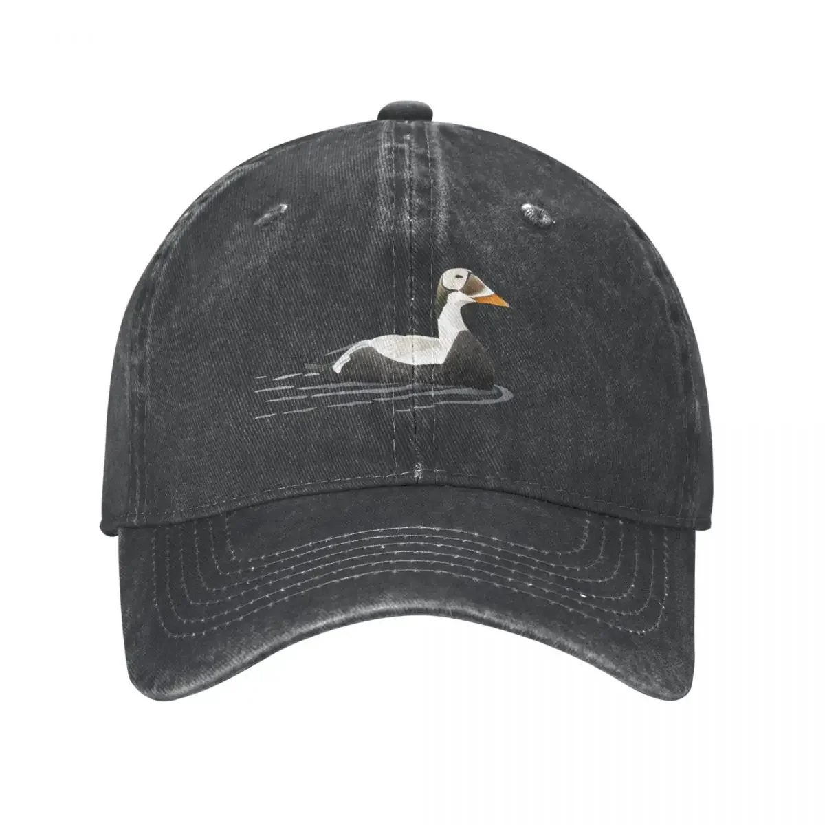 Swimming adult male Spectacled Eider Cowboy Hat |-F-| Custom Cap Designer Hat Dropshipping Sun Hats For Women Men's