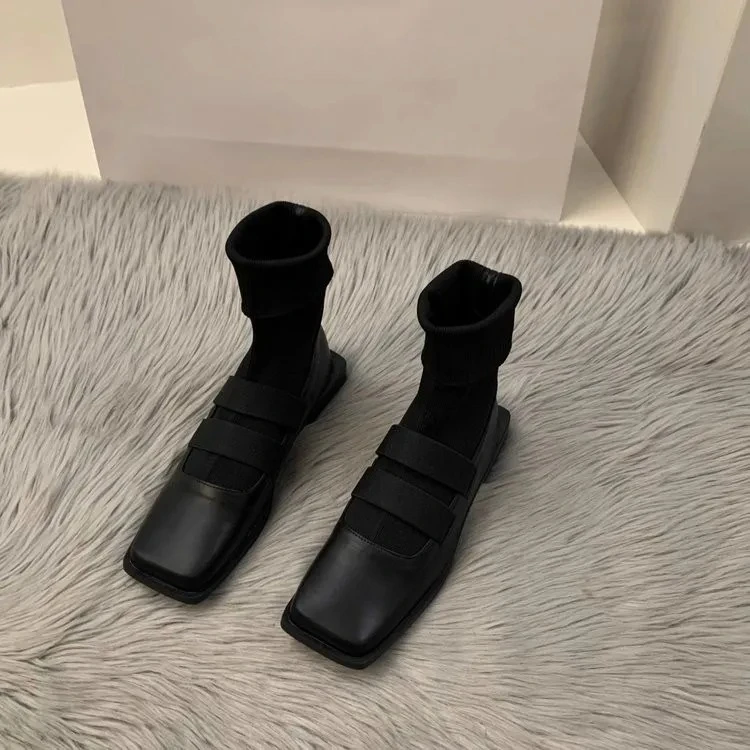 British style square knitted s – Women Shoes Zara recenzja i cena