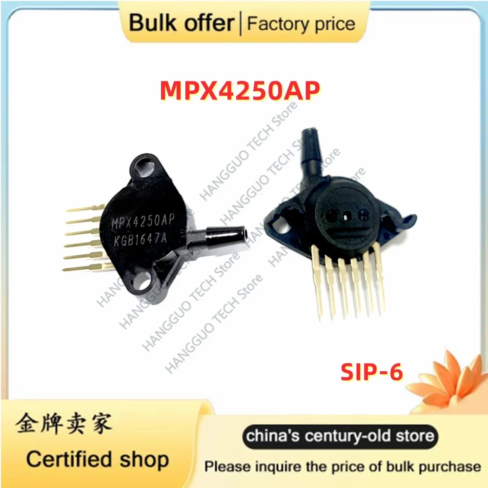 Original MPX4250AP MPX4250 SIP-6 Pressure Sensor, Transmitter