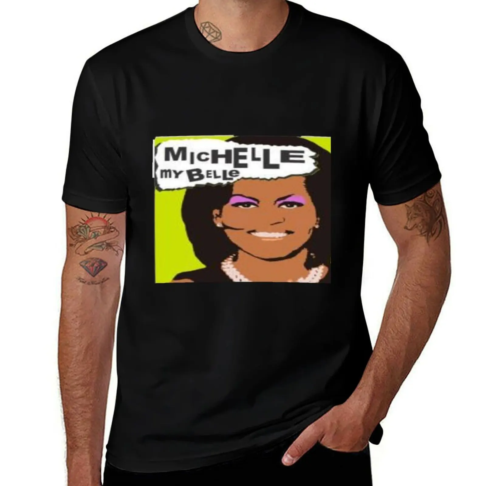 

my Belle Michelle T-Shirt Relaxed Fit Casual Short Sleeve Top