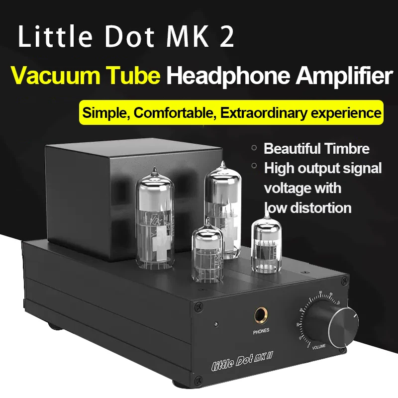 Little Dot MKII MK2 SEPP 6J1X2 6N6 X2 Vacuum Tube Headphone Amplifier Class A Headphone Amp Power Pre-Amplifier