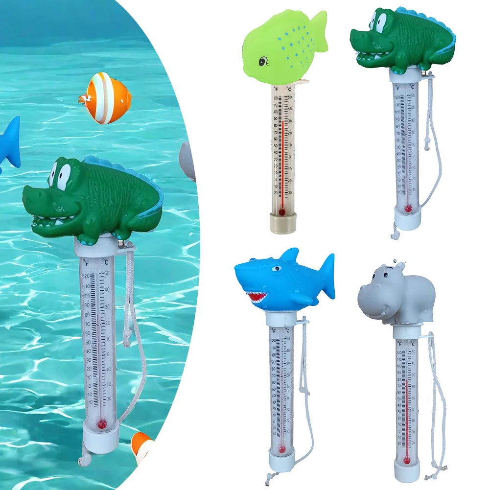 Floating Pool Thermometer with Straightforward Operation for Swimming Pools Spas Hot Tubs and Aquarium Temperature Tracking