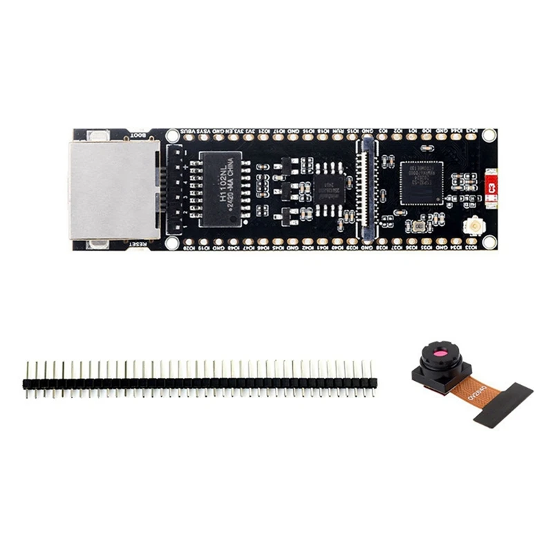 ESP32-S3 Ethernet Development Board With OV2640 Camera Supports Bluetooth POE Dual-Core Plate Load Type-C Interface