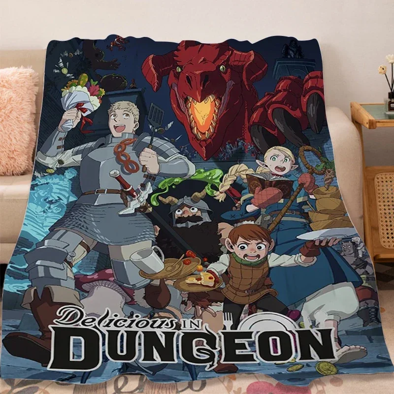 2026 Delicious In Dungeon Sofa Winter Fluffy Soft Blankets Microfiber Bedding Warm Knee Bed Fleece Camping Custom Nap Home Blank