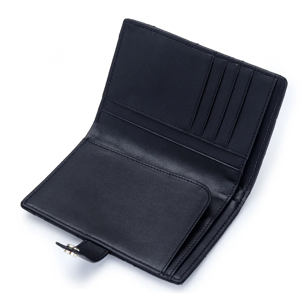 محفظة جلدية لجواز السفر، حامل بطاقات سفر مدمج مع إغلاق سريع يناسب بطاقات جواز السفر والنقود للاستخدام اليومي والسفر #3