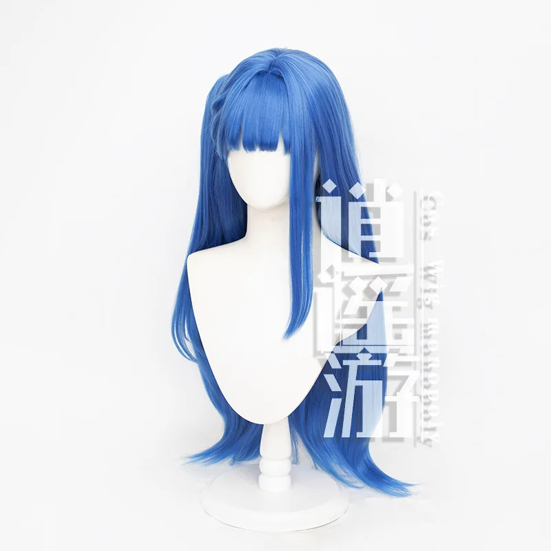 Deusa da vitória: nikke arcana cosplay peruca simulação couro cabeludo topo tigre clipe rabo de cavalo presente de halloween