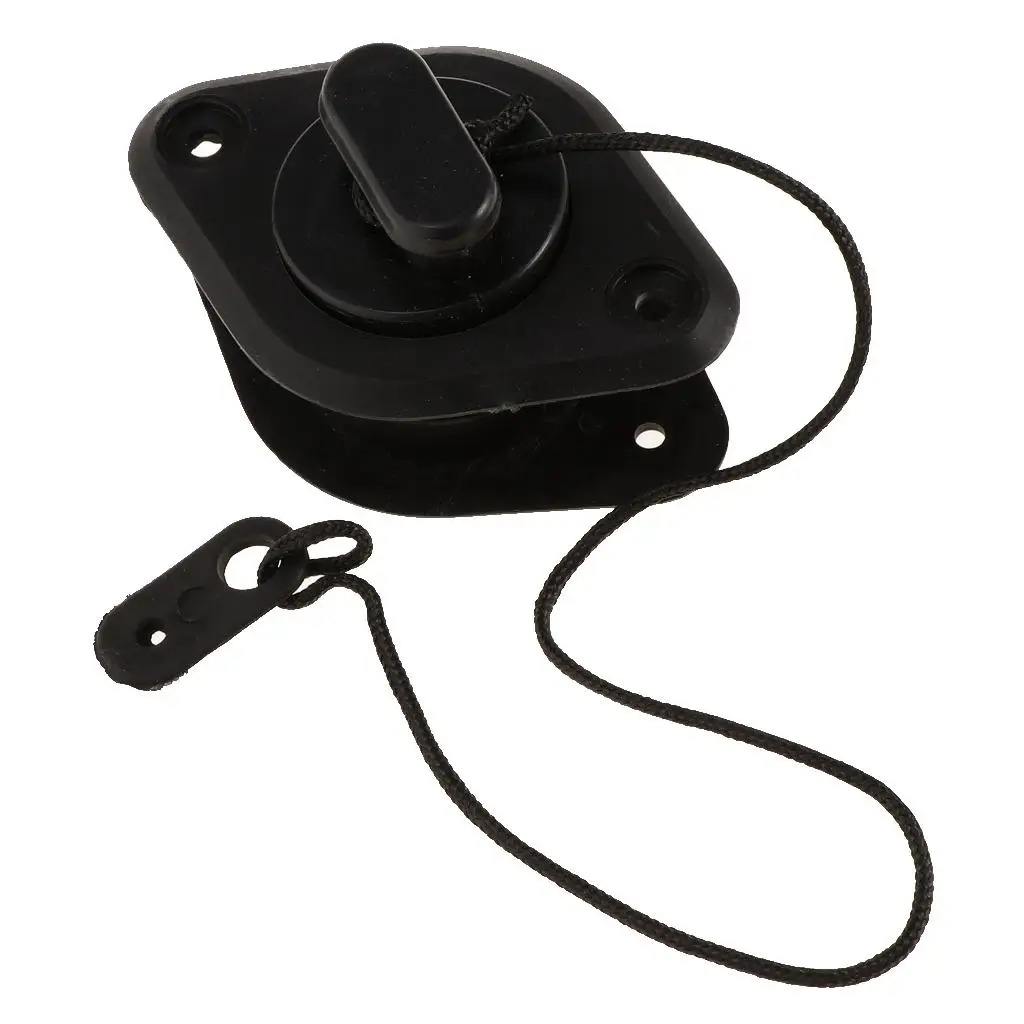 

Kayak Scupper Valve PVC Boat Drain Plug Durable Water Seal Cap for Canoe Fishing Dinghy Hardware