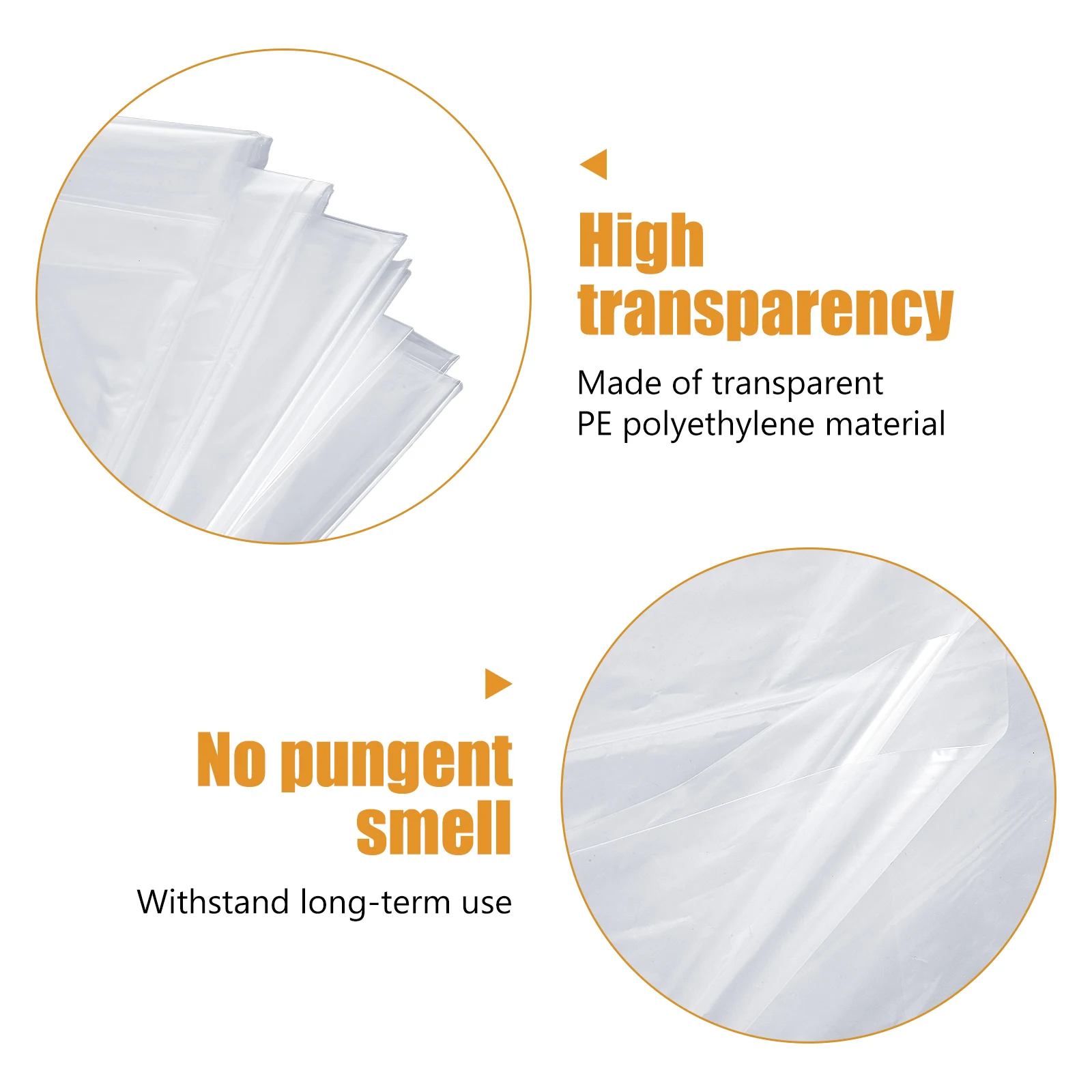 

2pcs Full Mattress Bag Heavy Duty Storage Cover Moving Protector Reusable Transparent Packing Bag For Dorm Bed Home Travel